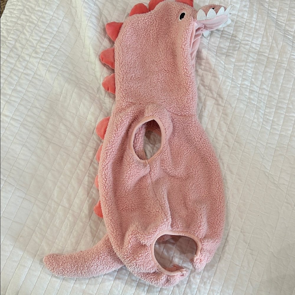 Pink Plush Dinosaur baby Costume